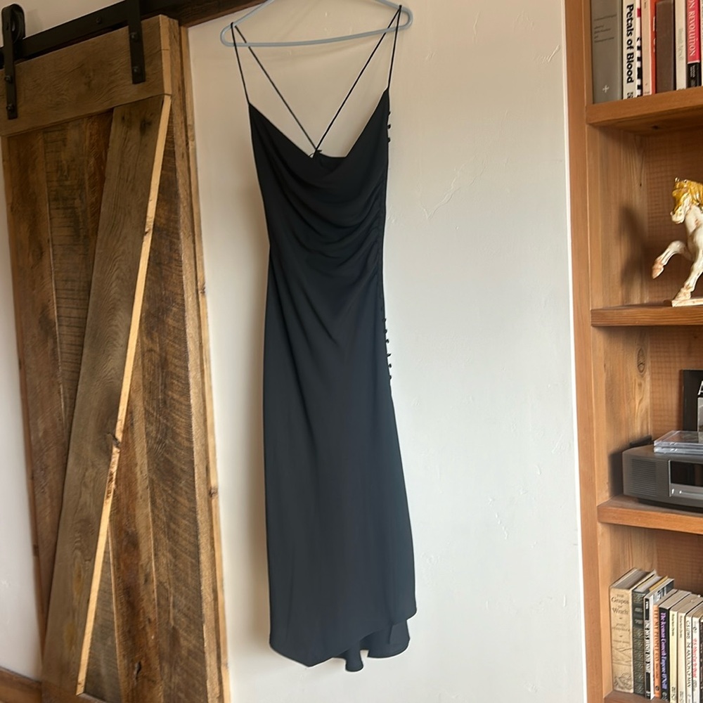 Black maxi dress